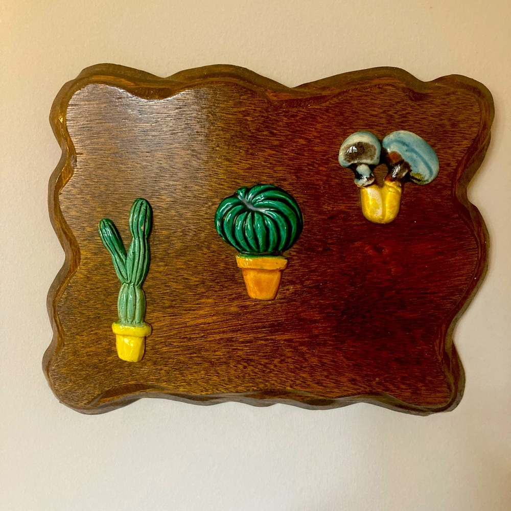 Funky Vintage Southwestern Wall Art 🌵 🍄‍🟫